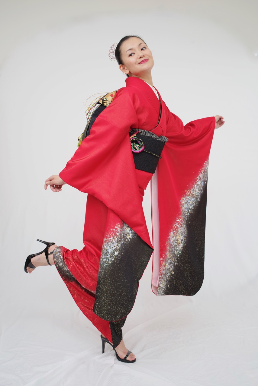 馬渕侑子さん CDリリースジャケット用振袖